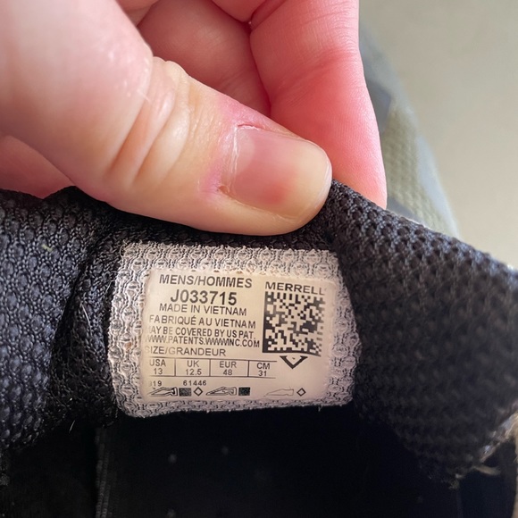 Men’s Size 13 Merrell Hiking Shoes - Picture 5 of 5